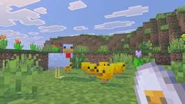 「Minecraft」動物の子どもたちのデザインを一新し，よりかわいらしく。ニワトリの子どもは，ついに「ひよこ」になって登場のサムネイル画像